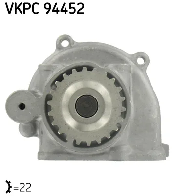 Водна помпа, охлаждане на двигателя SKF